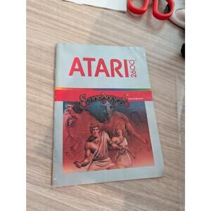 Swordquest Earth World Manual 🛡️ Atari Rare